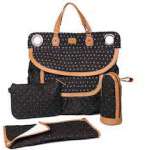 sac à langer Magic Stroller Bag Glam Stars Black