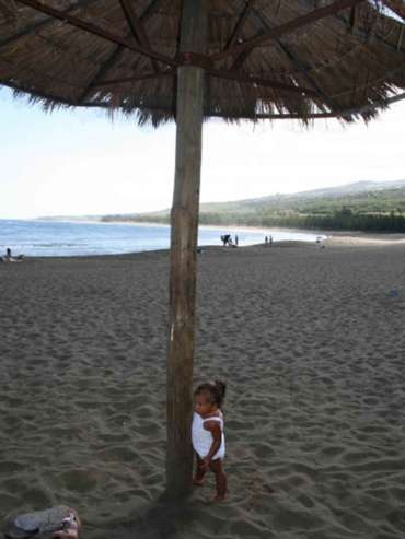 Plage de l’étang Salé, ile de la Réunion