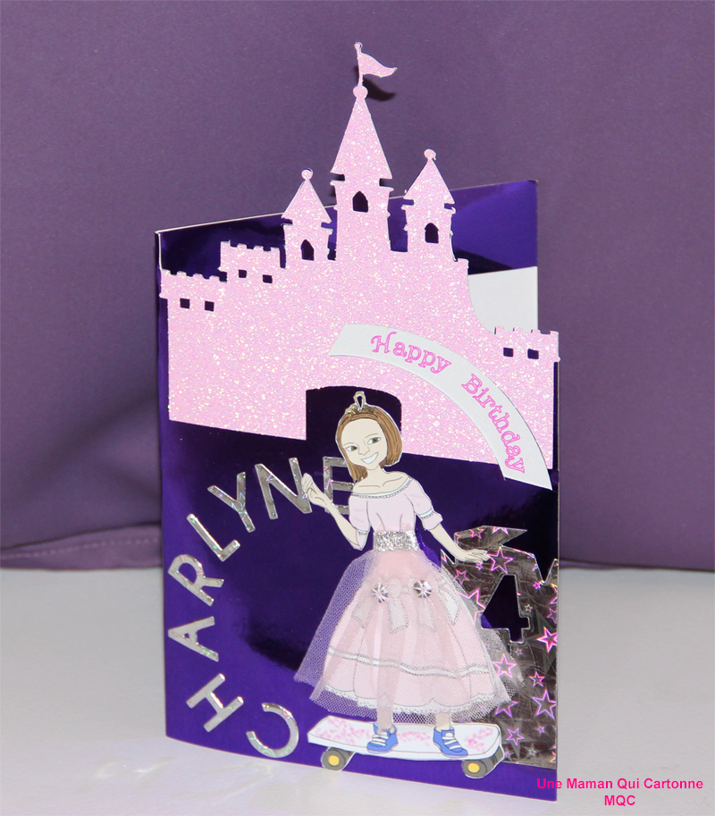 Charlene Princess birthday card 3