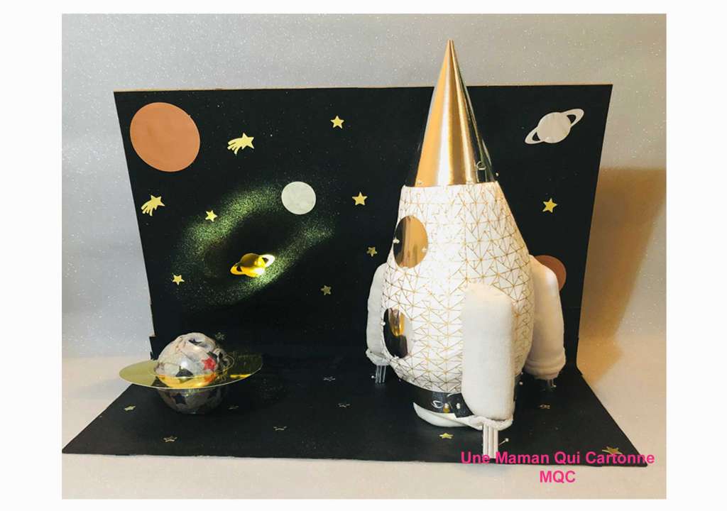 fusée gâteau de couches - isaya - unemamanquicartonne