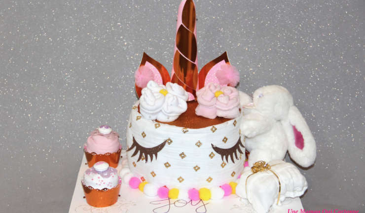 Unicorn diaper cake Joy